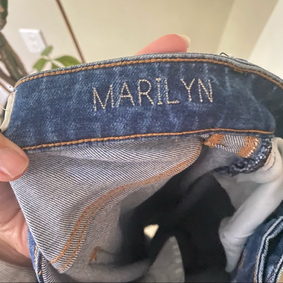 NEUW Dark Wash Marilyn High Rise Ripped Jeans - Picture 8 of 11